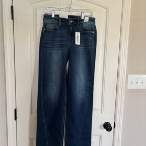 Judy Blue Dark Wash Straight Leg Jeans